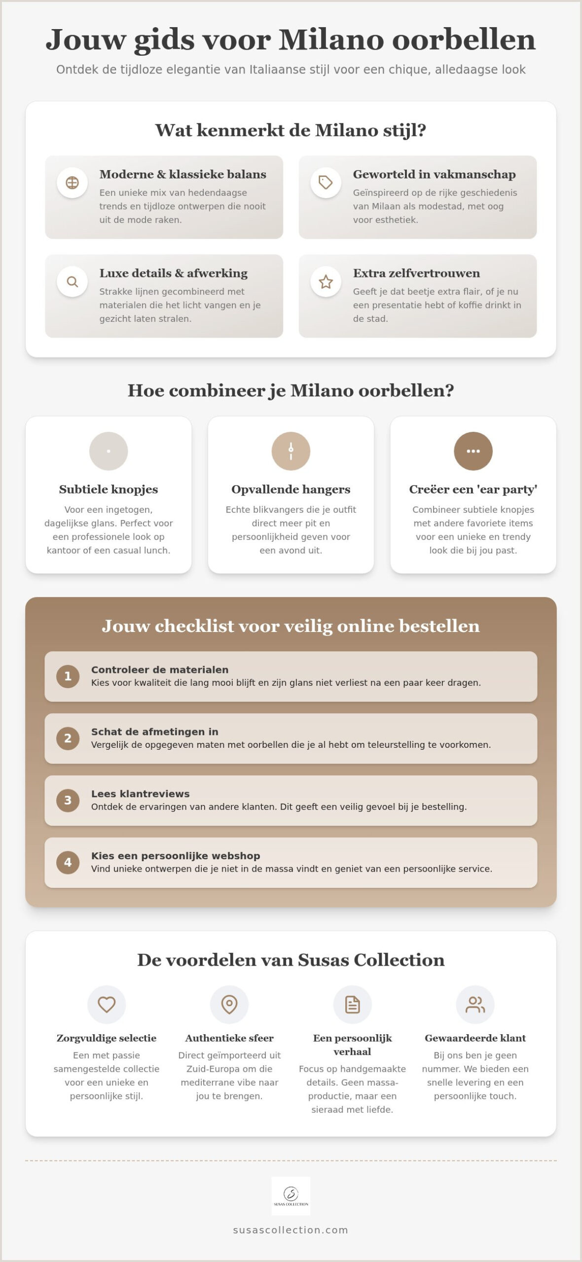 Milano oorbellen online: chique stijl voor elke dag