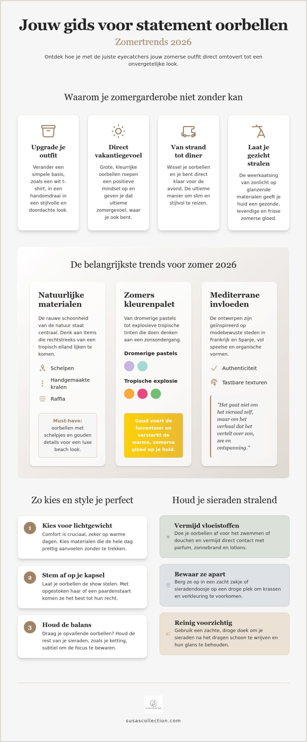 Statement oorbellen voor de zomer: de trends van 2026